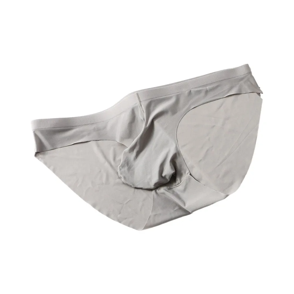 Men's Underwear Men's Ice Silk Briefs Breathable Quick-Drying Seamless Shorts Transparent UltraThin Personalized Underwear
