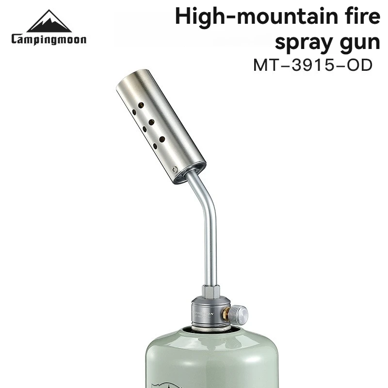 

Газовая горелка CAMPINGMOON MT-3915-OD для высокогорья с трубкой предварительного нагрева, для барбекю, из углеродистой нержавеющей стали, с мощным пламенем