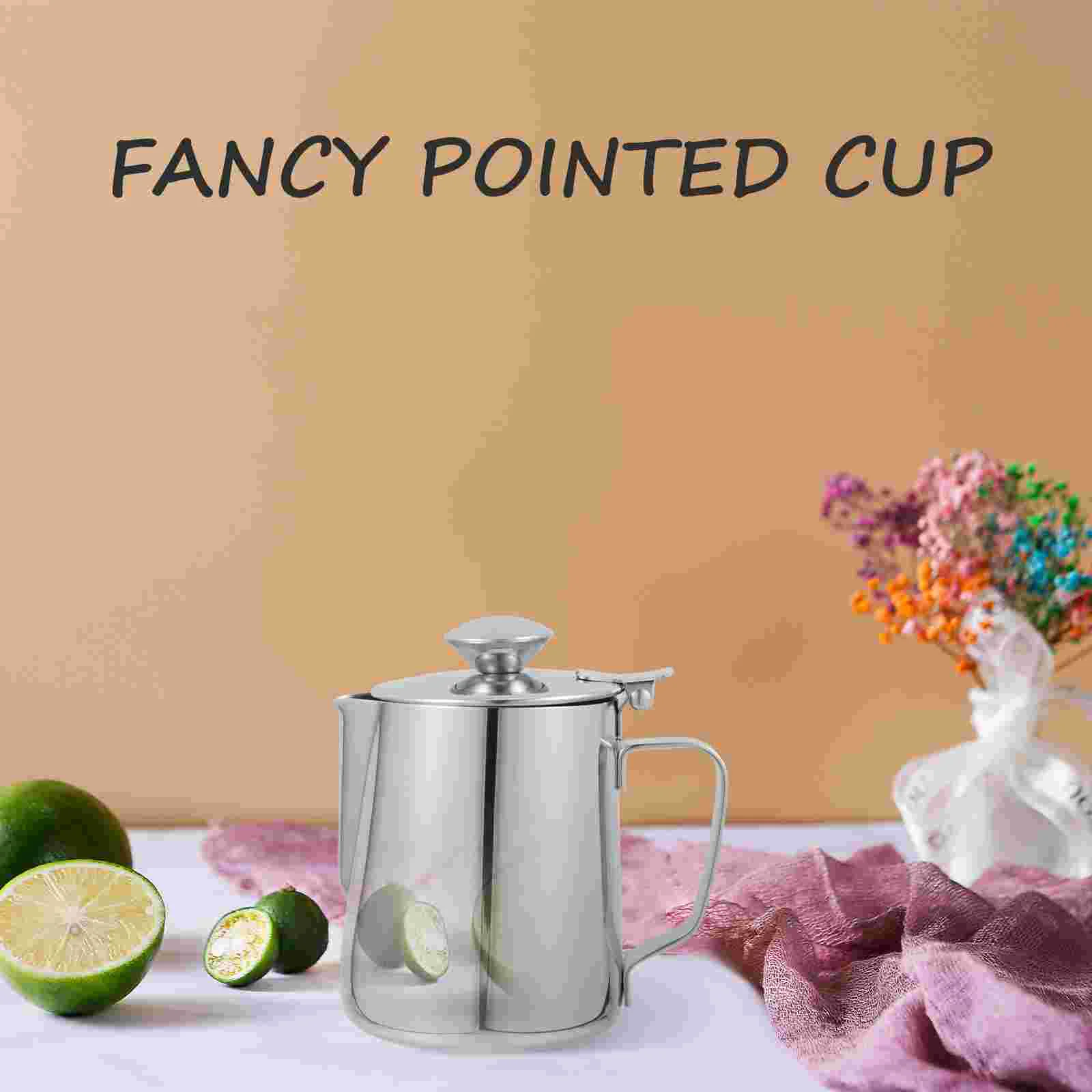 

Concentrated Coffee Stainless Steel Cup Mugs Milk Salad Dressing Pour Jug Thickened Mocha
