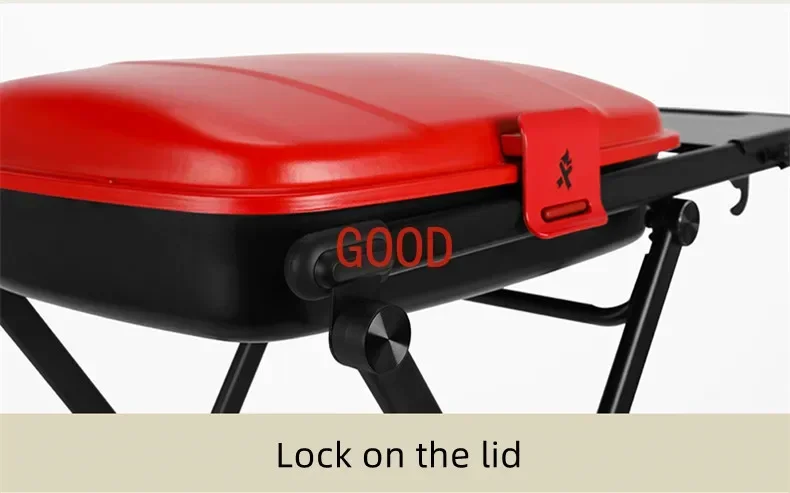 Садовые портативные складные грили для кемпинга на открытом воздухе для барбекю с тележкой, угольный гриль для барбекю