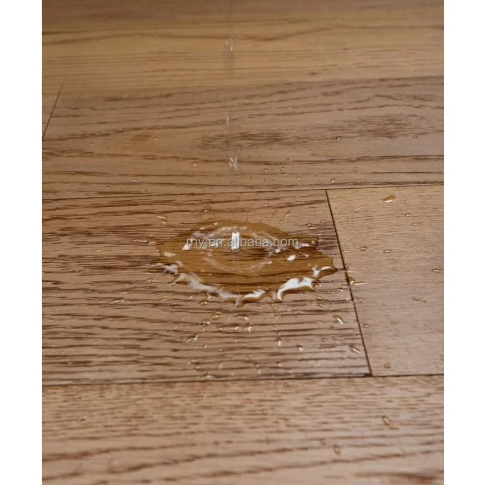 พื้น SPC ลายไม้เนื้อแข็งกันน้ำแบบกำหนดเอง พื้นไวนิลแข็ง WSPC VSPC สำหรับห้องน้ำ