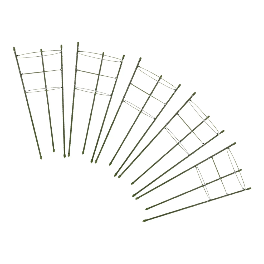 

5 Sets Plant Support Cage Stakes Gardening Tool Climbing Trellis Cucumber Scaffolding