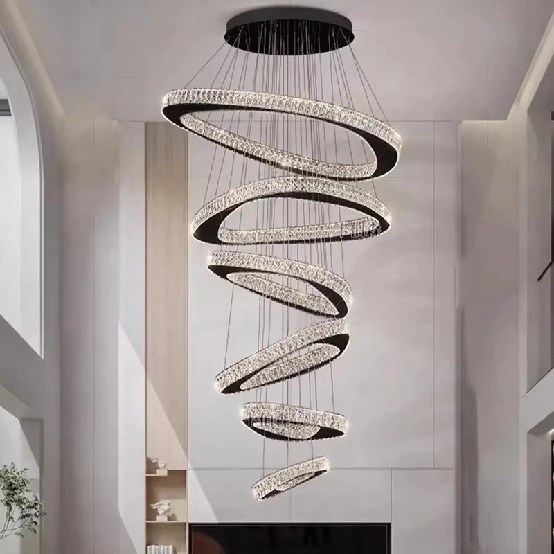 Modern Decor Led Lights Rings Pendant Light Lamps For Living Room Led Chandeliers For Dining Room Hanging Light Indoor Lighting