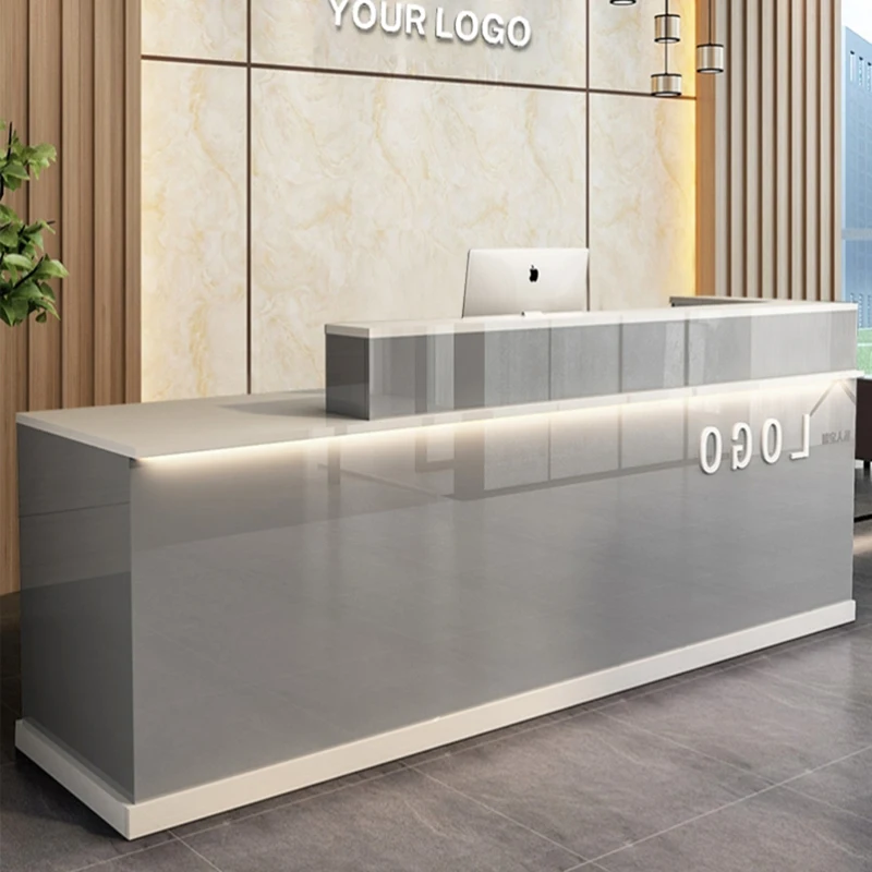 Minimalist Church Pulpito Furniture Luxury Aesthetic Reception Professional Cash Counter Table Bar Barber Empfangstheke Home