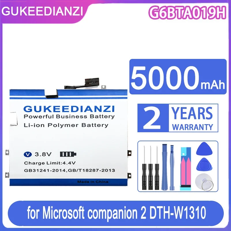 

GUKEEDIANZI Replacement Battery 5000mAh for Microsoft G6BTA019H cintiq companion 2 companion2 DTH-W1310 0B23-00E00RV