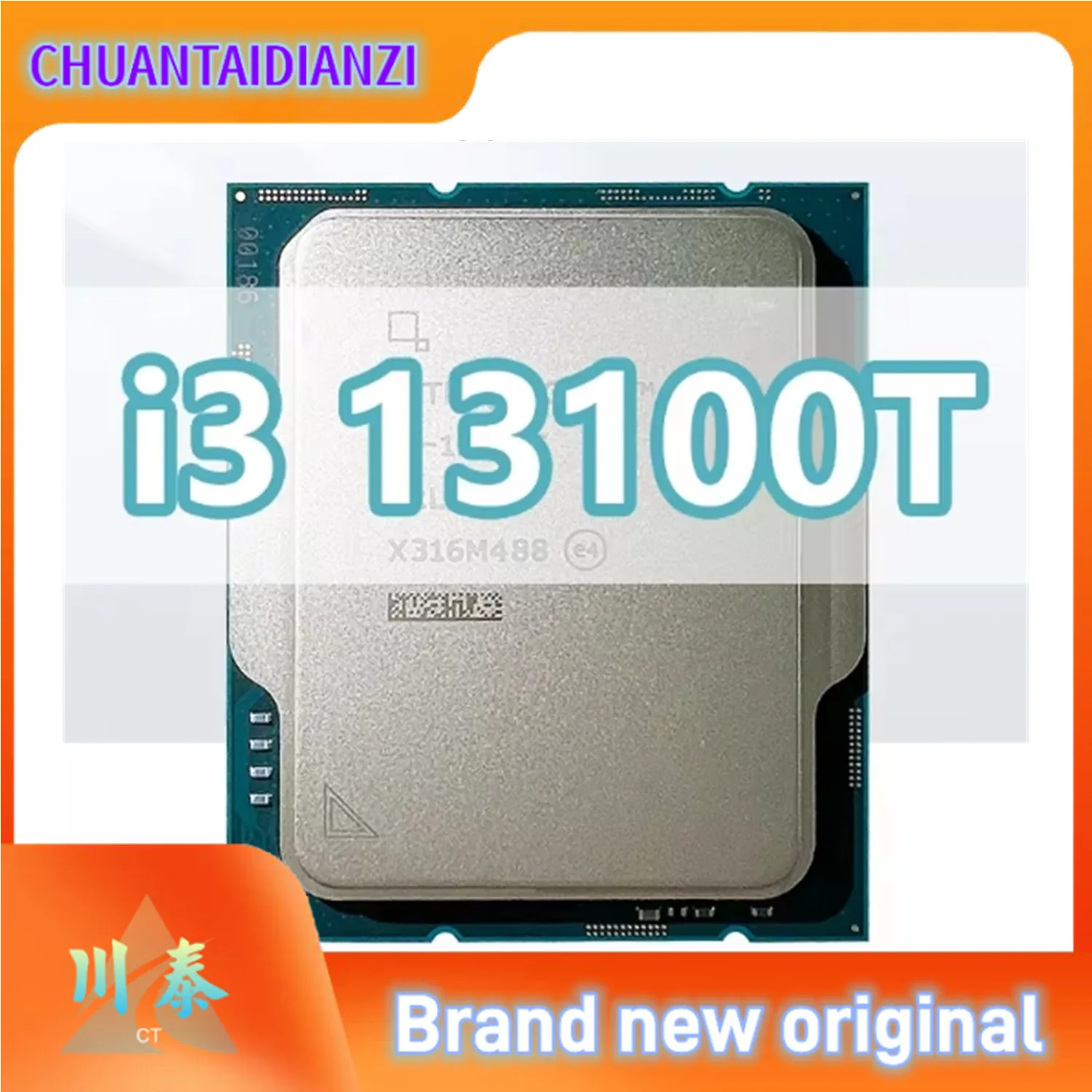 Core i3-13100T CPU 10nm 4 Cores 8 Threads 12MB 35W 13th Generation Processor LGA1700 for H770 B660 Motherboard i3 13100T