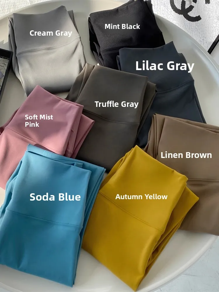 Calças de yoga de pele de arca feminina fina fitn bot casual sete nove calças náilon elastano mistura primavera verão nova chegada