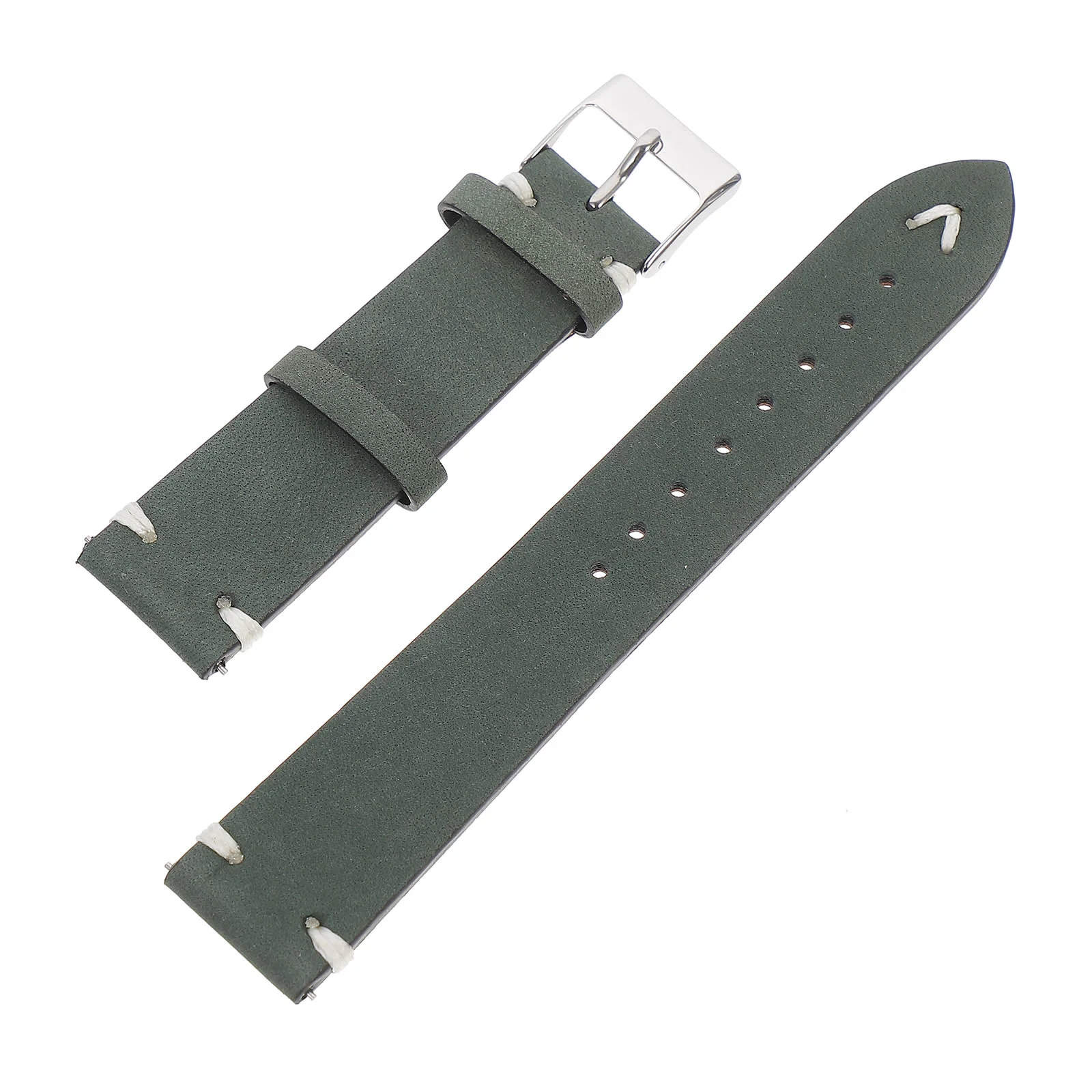 Top Layer Cowhide Strap Quick Release Watch Band Manual Women's Bands 20mm Replacement Miss for