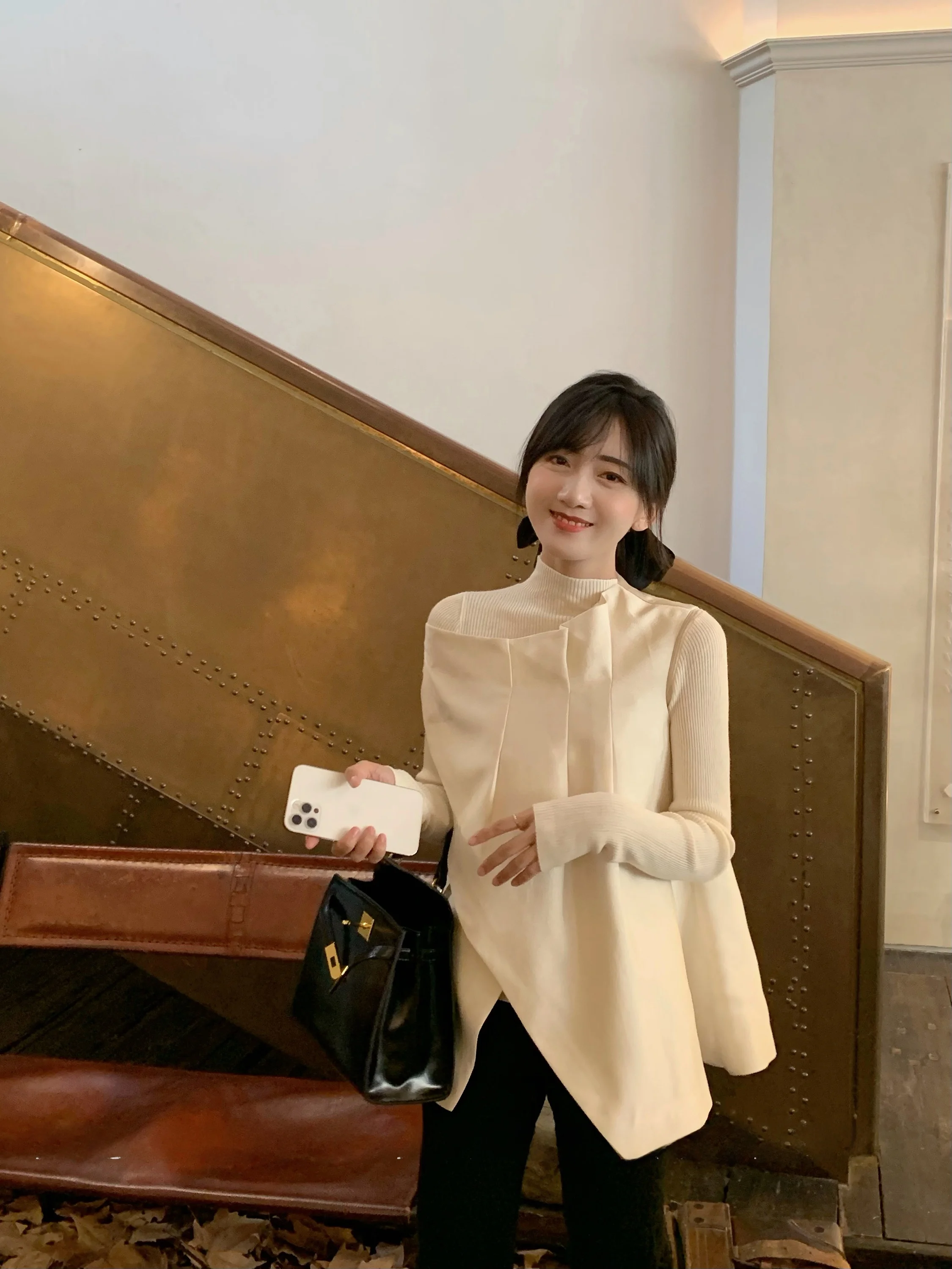 

Комплект из двух предметов Tina 'Row Row' матовый, высококачественный, женский, осенний, дизайнерский, модный трикотаж