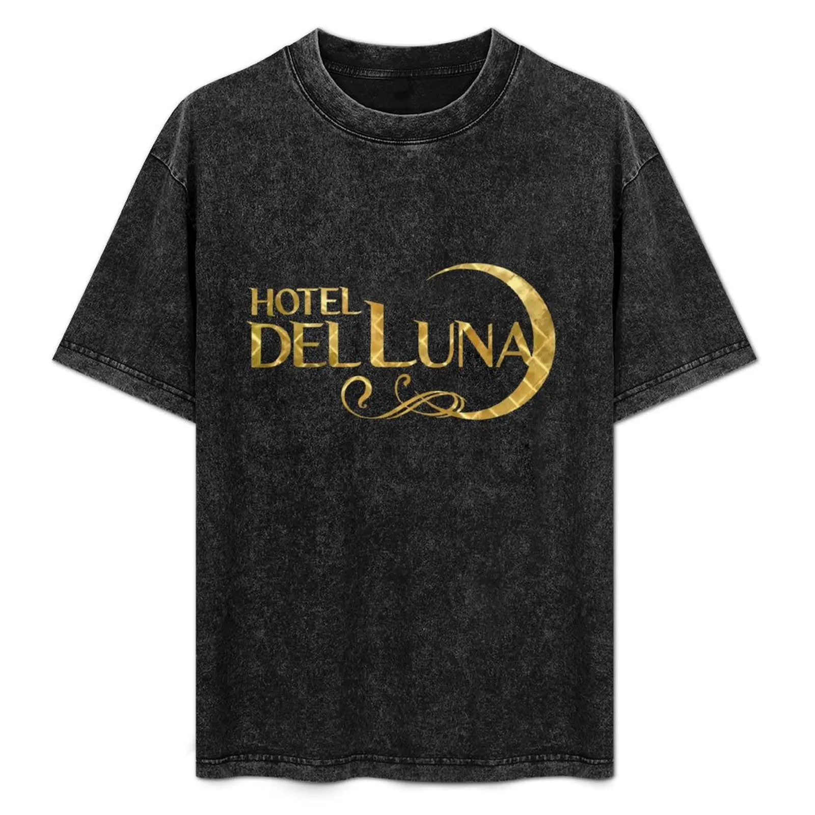 

Hotel del luna gold logo T-Shirt t shirt man casual t shirts designer anime tshirt man tshirt T-Shirt