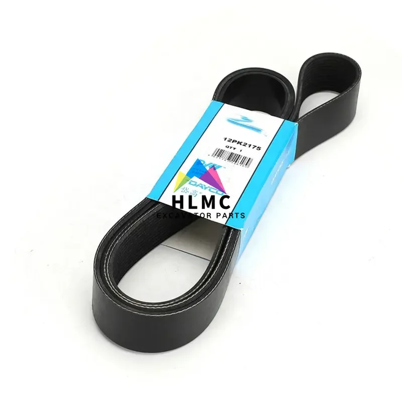 

E320D E320D2 E320GC 12PK2175 Engine V Ribbed Belt 357-2637 Excavator Cooling Fan Belt