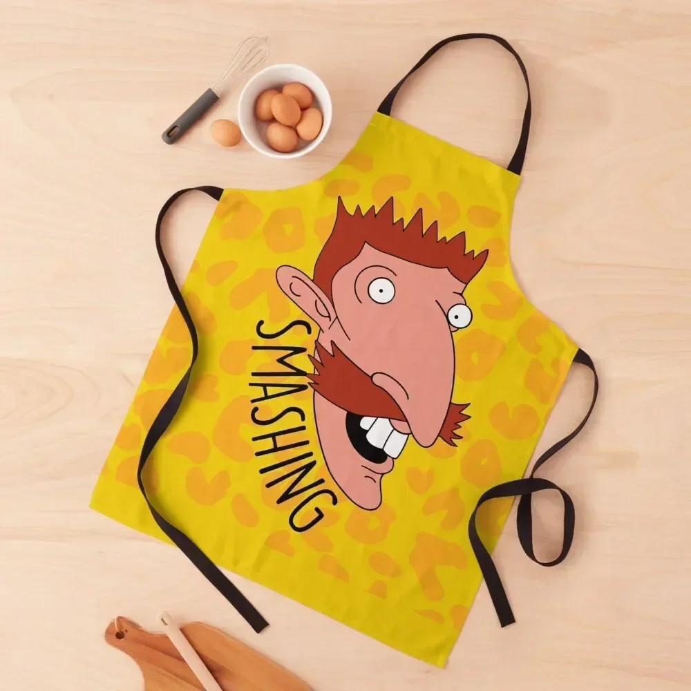 

Nigel Thornberry Lepoard Print Apron For Cooking chef for man kitchen clothes Custom Apron