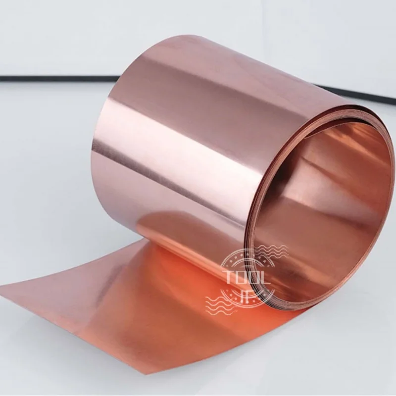 

1M Length T2 Red Copper Strip 99.9% Pure High-Conductivity 0.01-1MM Thick Laser-Cut Industrial Domestic Supply