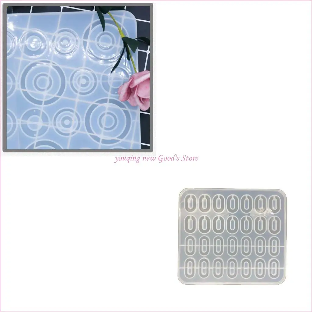 

57QA Ожерелье Серьги Подвеска Силиконовая форма для украшения дома Подходит для женщин