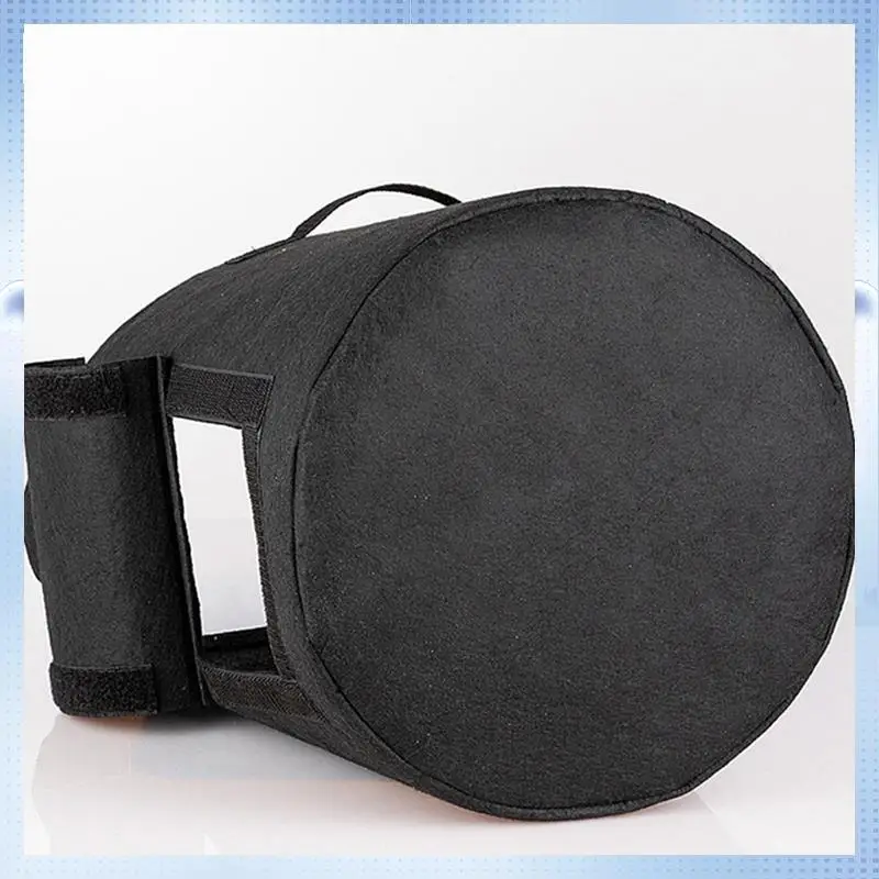 

AD-6 PCS Potato Growing Bags, Plant Growing Bags, Gardening Vegetables, Non-Woven Fabric Peanut Seedling Bags, Black & Gray