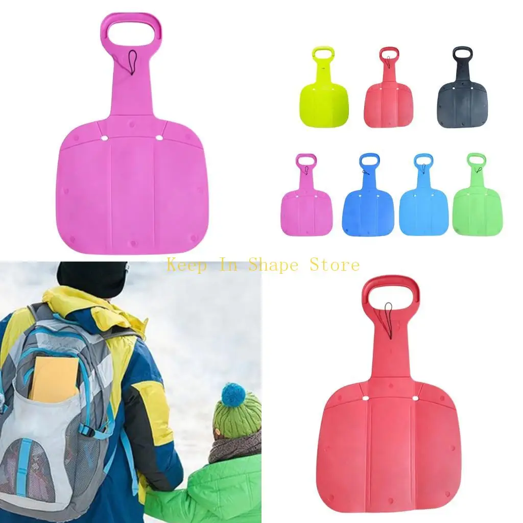 U1JC Compacts Folding Snow and Sand Slider Sleds Board for Casual Outdoor Recreations