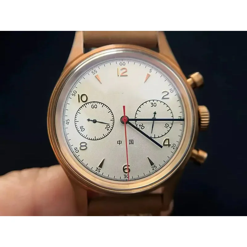 Винтаж 1963, оловянная бронза, эксклюзивная индивидуальная версия, чайка ST1901, механические мужские часы с ручным управлением, минеральное зеркало с пузырьками Винтаж 1963, оловянная бронза, эксклюзивная индивидуальная версия, чайка ST1901, механические мужские часы с ручным управлением, минеральное зеркало с пузырьками