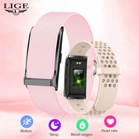 LIGE Call Reminder Smart Watch Women Fitness Activity Sleep Tracker Without Touch Screen Men Smart Bracelet Band for Android iOS
