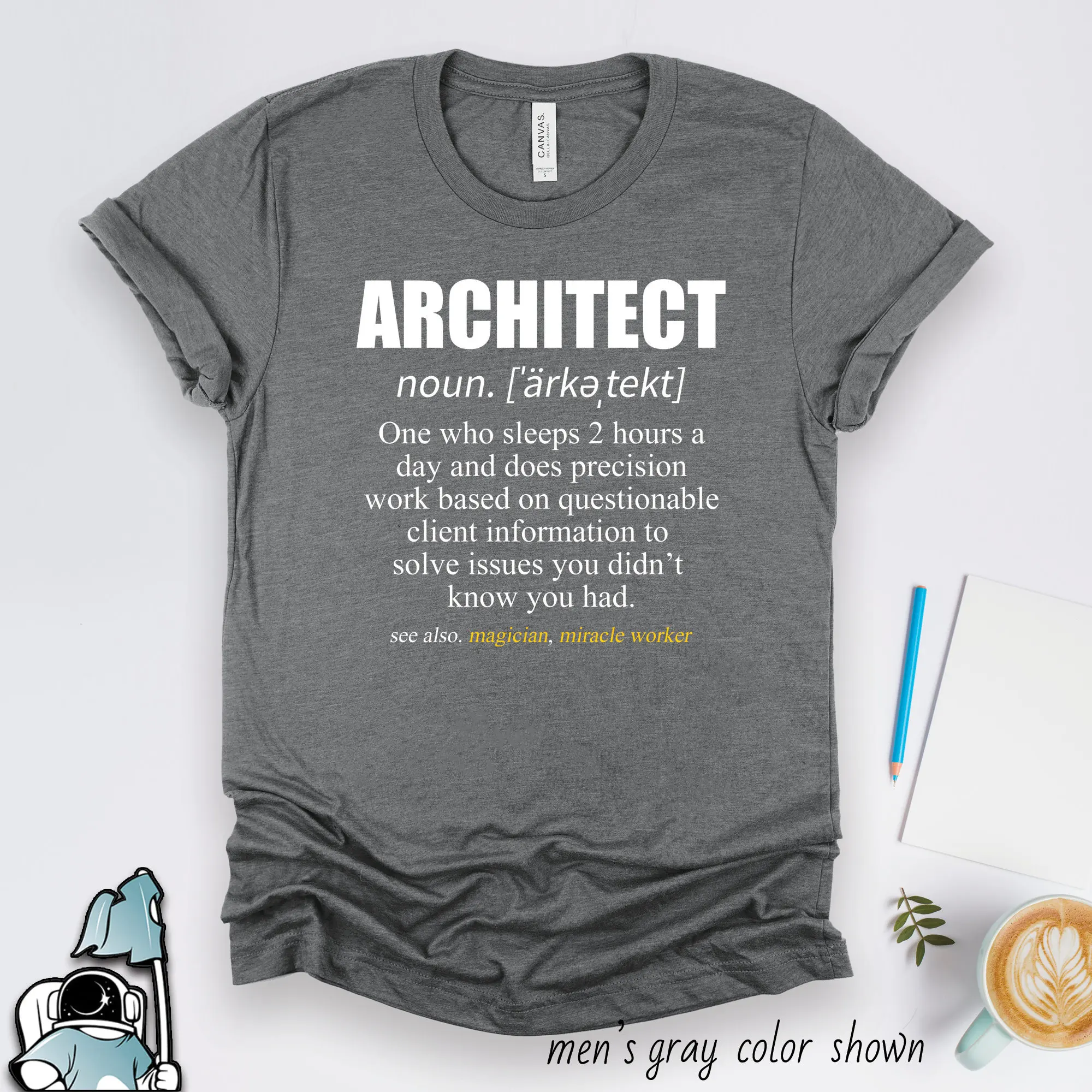 ArchitecT T Shirt s Definition Funny Architecture Firm or Major