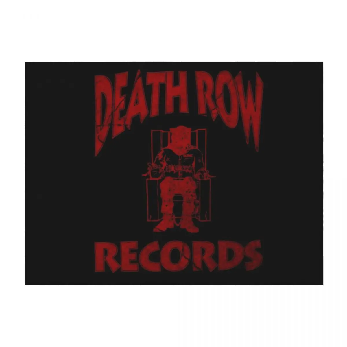 

Death Row Records Throw Blanket Luxury Designer Weighted Luxury Throw Custom Blankets