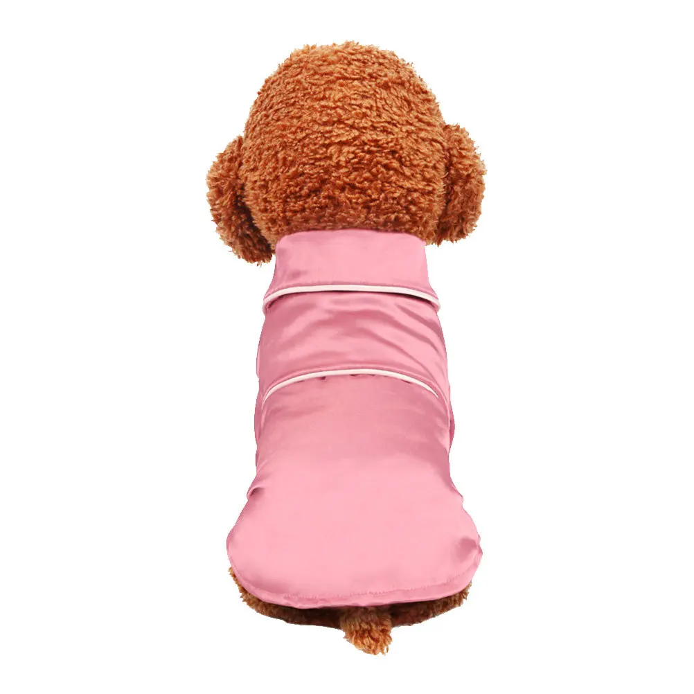 

Cotton Dog Clothes Pink Xxl Fashion Stripe Design Easy on and Off Perfect for Sleeping and Daily Wear Pet Clothes