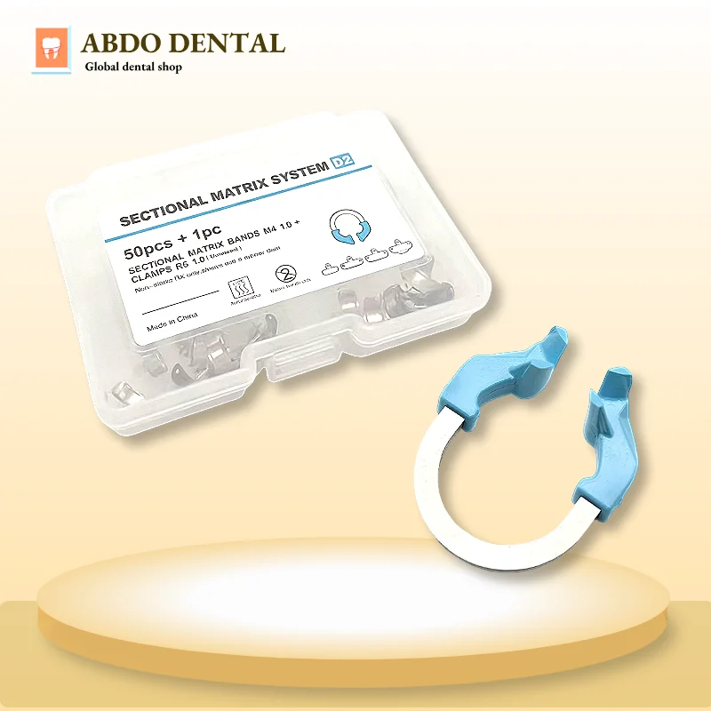

Dental V3 Titanium Alloy Matrix Clamp Ring Set High Temperature & High Pressure Resistant Restorative Kit
