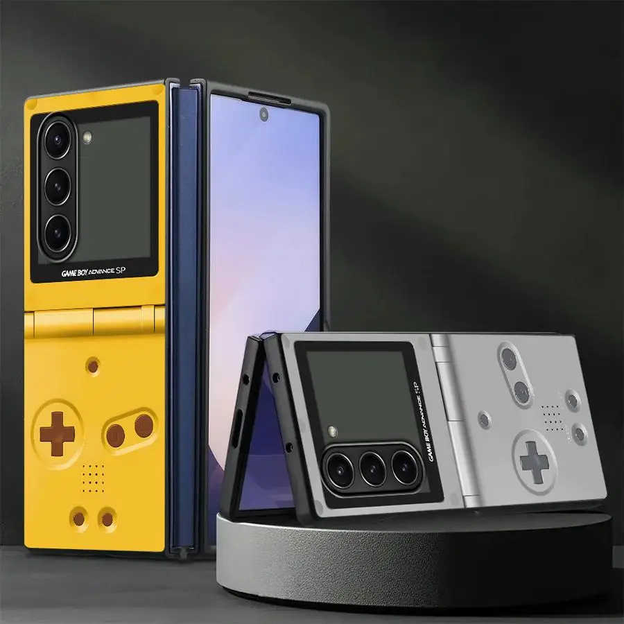 Classic Game Gaming Case for Samsung Galaxy Z Fold 7 6 5 4 3 ZFold5 ZFold6 ZFold3 ZFold7 ZFold4 Back Phone Cover