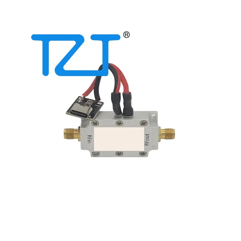 TZT TQP3M9008 Модуль усилителя LNA с низким уровнем шума от 5 МГц–4 ГГц (с усилением 40 дБ/20 дБ/42 дБ), питание от Type-C 5 В