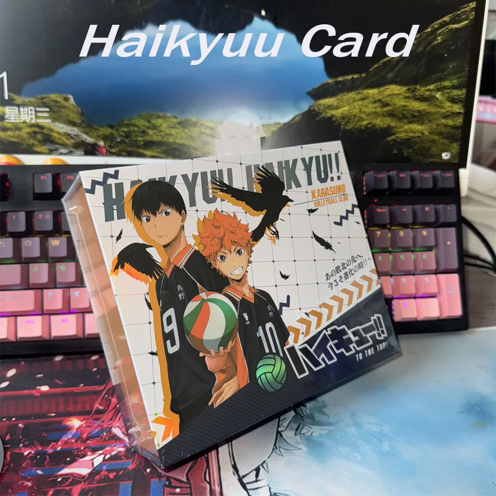 

Wholesale Haikyuu Collectible Cards Kageyama Tobio Tsukishima Hotaru Anime Character Toys Gifts