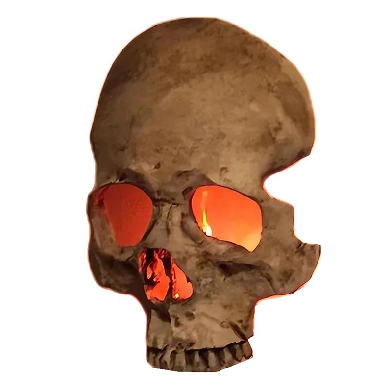 Lampe de nuit gothique en forme de crâne, 1 pièce, squelette, prise dans le mur, décoration gothique, prise américaine