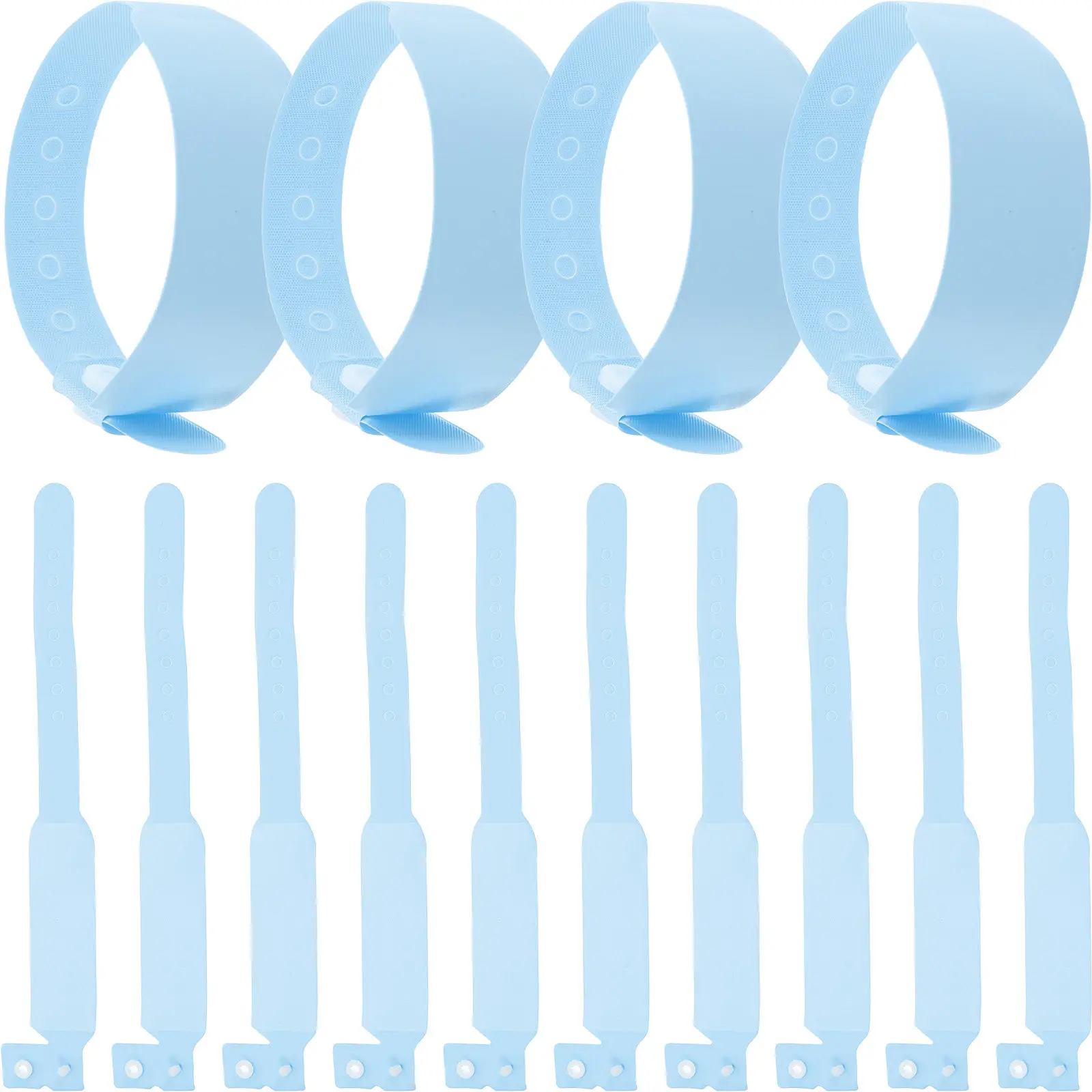 

100Pcs Hospital Id Wristbands Disposable PVC Waterproof Writable Identification Bands Patient Bands