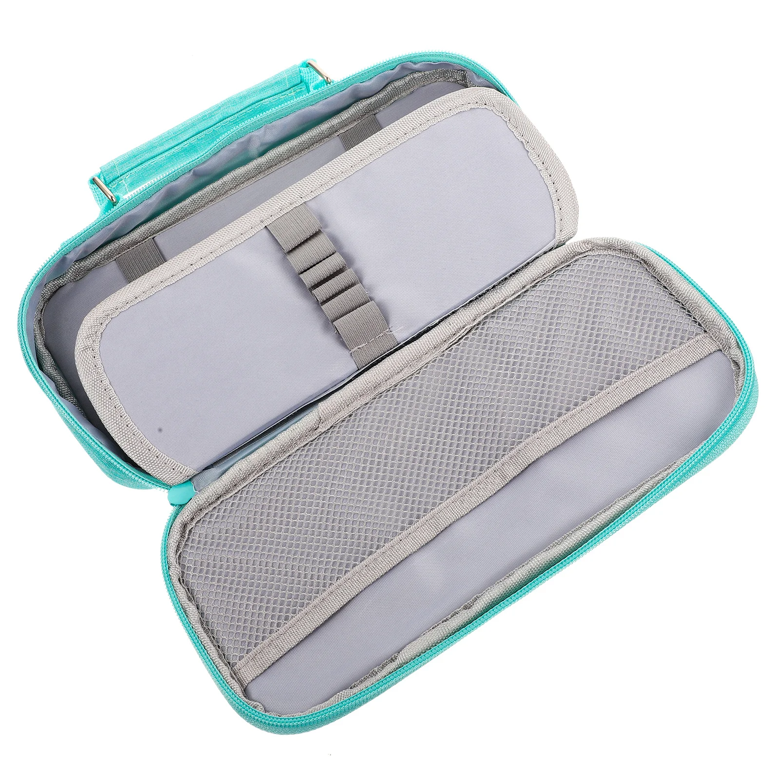 

Convenient Pencil Pouch Multi-Function Pen Bag Compact Lightweight Storage for Stationery Rulers Scissors Compasses