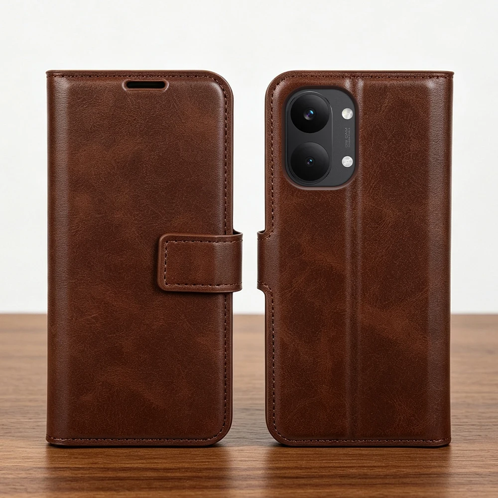 Premium Calf Leather Flip Case For Xiaomi Poco X8 Pro Max F7 F8 Ultra C95 Pro M6 M7 Plus M7 4G X7 Pro 5G Phone Case Cover Coque