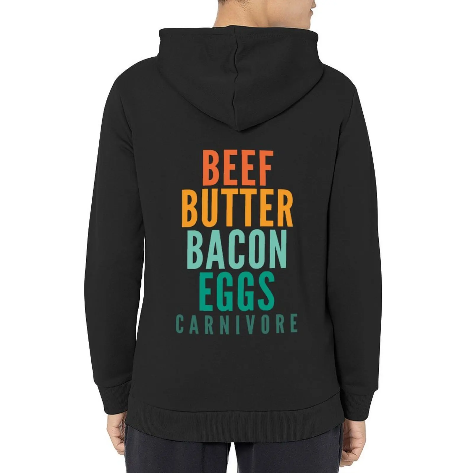 

Beef - Butter - Bacon - Eggs Carnivore Hoodie mens clothes men's autumn clothes men wear mens designer clothes anime hoodie