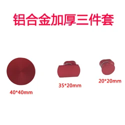 3pcs Aluminum Alloy Glue Tabs For Car Dent Puller Car Hail Dent Repair Tools Set Line type Tabs Cold Glue