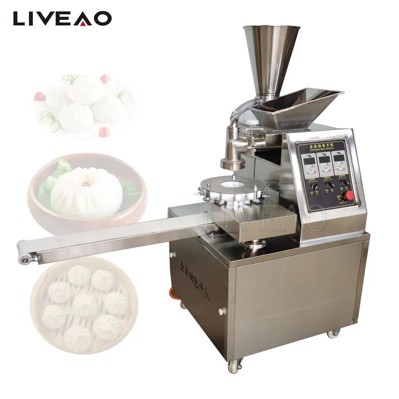 

Baozi Maker Commercial Automatic Steamed Stuffed Bun Making Machine Momo Filling Machine