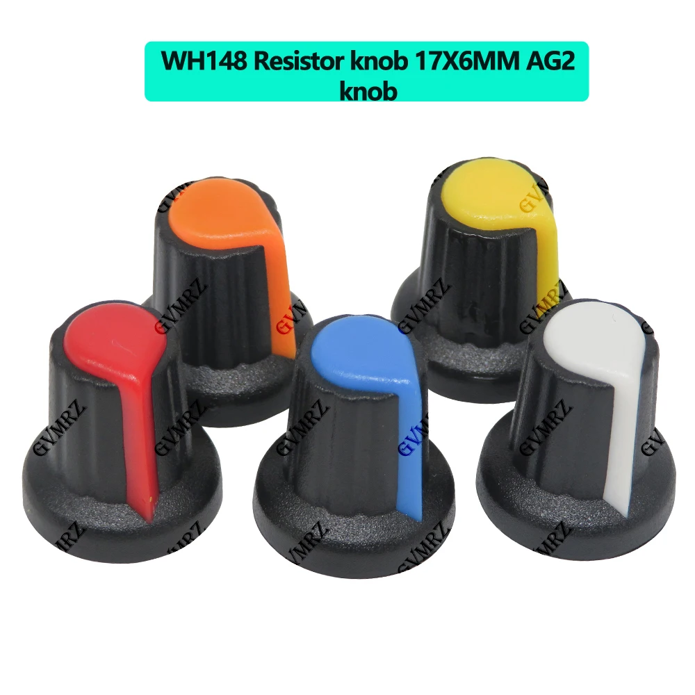 WH148 potentiometer knob Yellow Orange Blue Red White cap 17X6MM AG2 knob