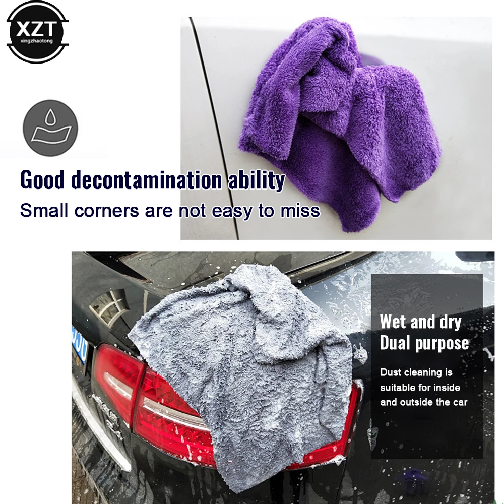 Autowashanddoek 40*40 cm Microfiber Doekjes Pluisvrije Microfiber Reinigingsdoekje Doeken Herbruikbare Reinigingsdoekjes