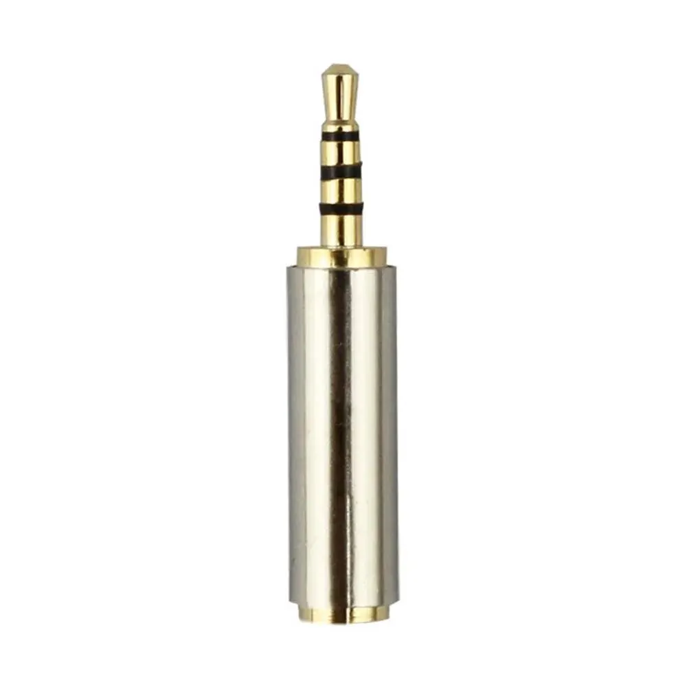 Xnyocn Aux Cable Converter 3.5mm to 2.5mm / 2.5 mm to 3.5 mm Adapter Converter Stereo Audio Headphone Amplifier Mic Metal Jack