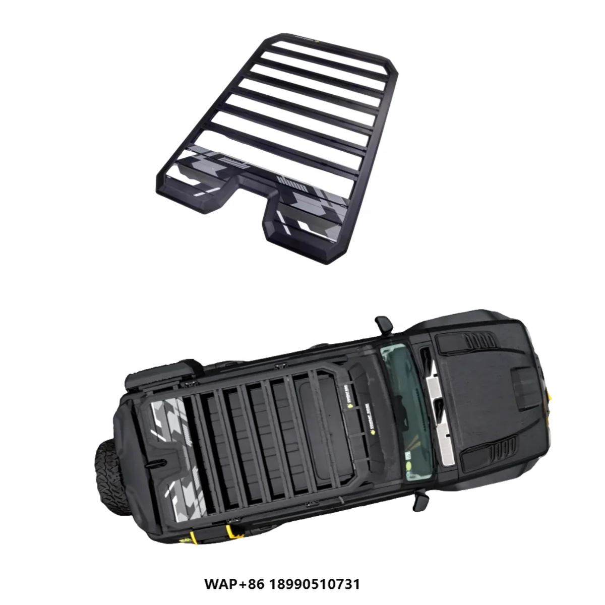 

High Quality 4X4 Off-Road Aluminum Alloy Roof Rack for SUV Luggage Carrier Non-Destructive Installation 100kg+ Load Capacity