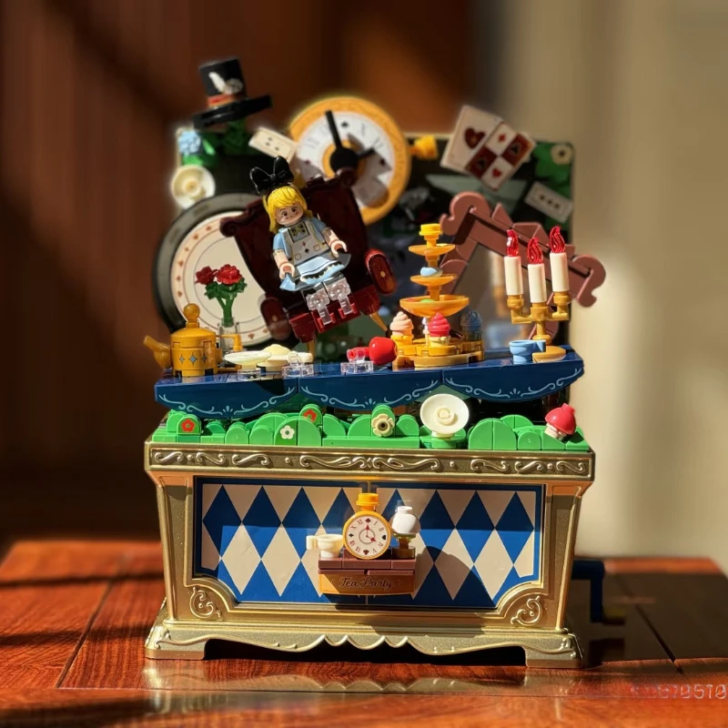 Fairy Tale Series Building Blocks Music Treasure Box Assembling
