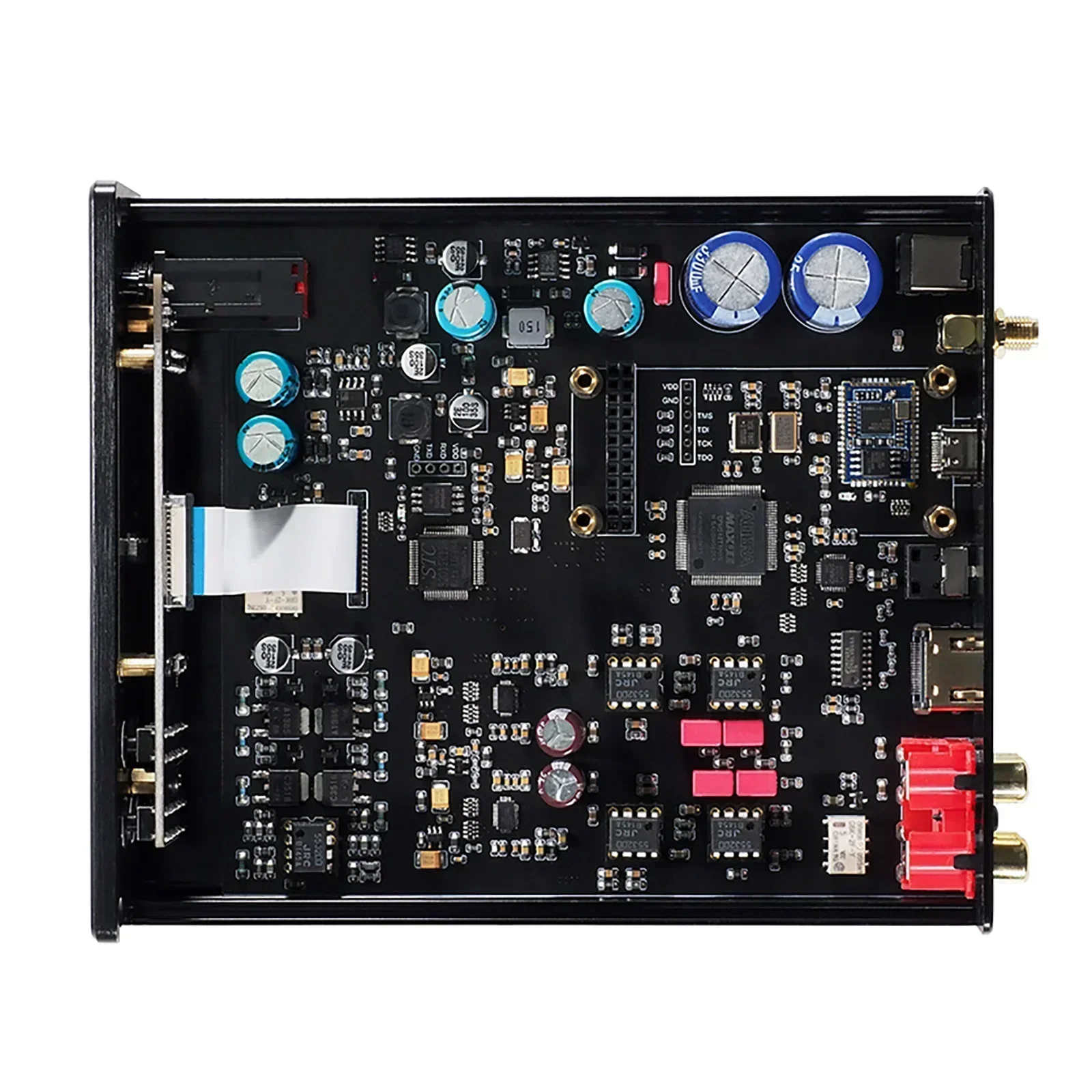 AMXEKR Dual Core ES9038 Audio Decoder DAC Ear Playback Digital Hifi Fever USB Hard Solution DSD512 Bluetooth 5.1