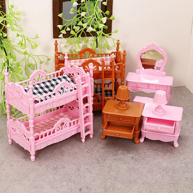 Simulation Furniture Bedroom Scene Miniature Model Ornament Home Furniture Doll Accessories For Doll House Bedroom Accessories