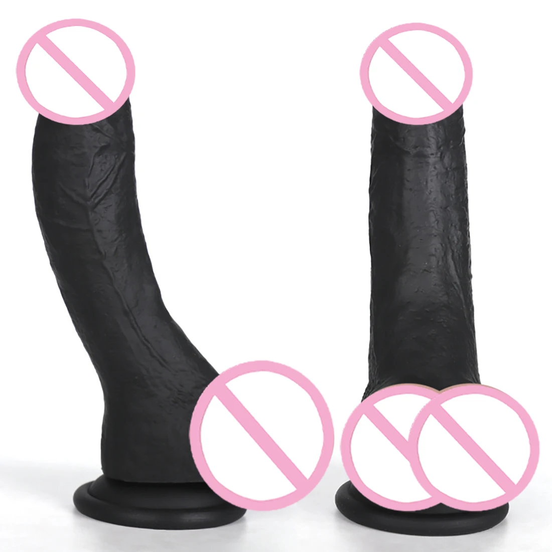 Soft Skin Feeling Dildo Realistic Phallus Sexy Female Masturbator Silicone Suction Cup Big Penis for Men Black Sex Products 18+