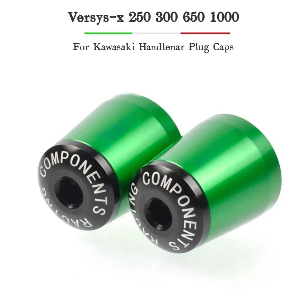 Motorcycle Handle Bar Grip End Aluminium Handlebar End Weights For Kawasaki Versys-x 250 300 Versys650 Versys1000 Versys x