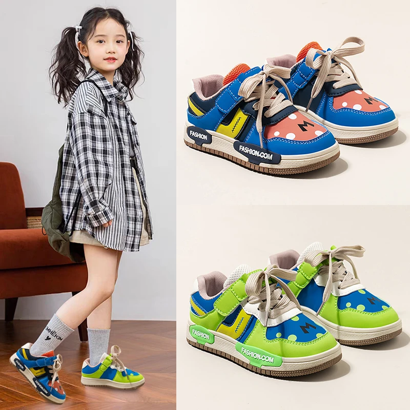 

Mix Color Girls Children Shoes Spring & Autumn Fashion Comfort Boy Kids Sneakers Sports Casual Size 26-37