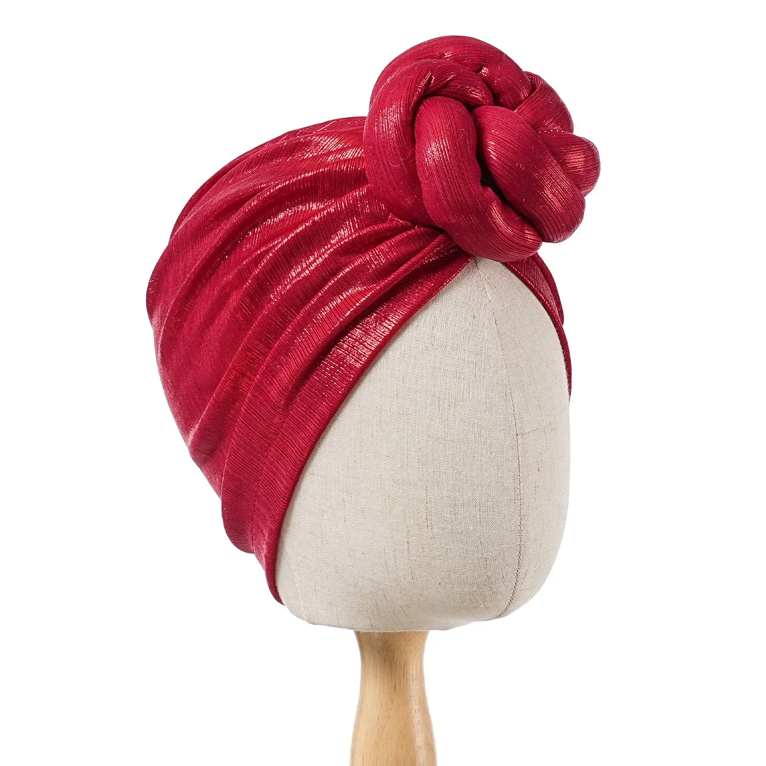 Already Made African Headtie Fashion Women's Turban Cap Female Head Wraps Nigeria Wedding Auto Geles Party Headwear Hat