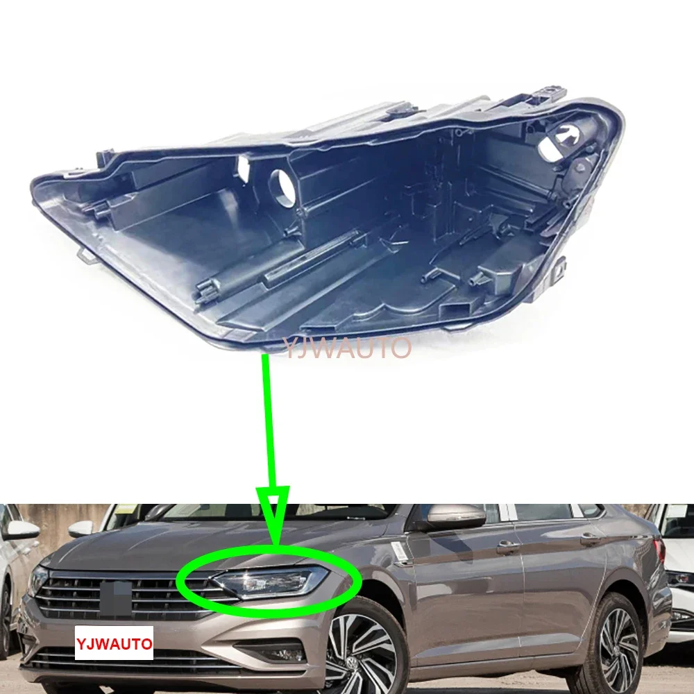 For VW Jetta Sagitar 2019 2020 2021 Headlight Base Car Headlamp House Front Lamp Holder Auto Light Back Support