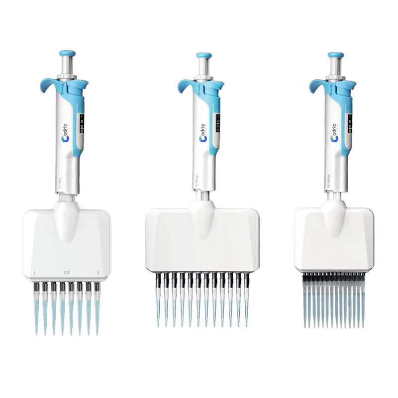 8 Channel Adjustable Pipette  Multichannel Micropipette Laboratory Pipette  for Customized OEM Use