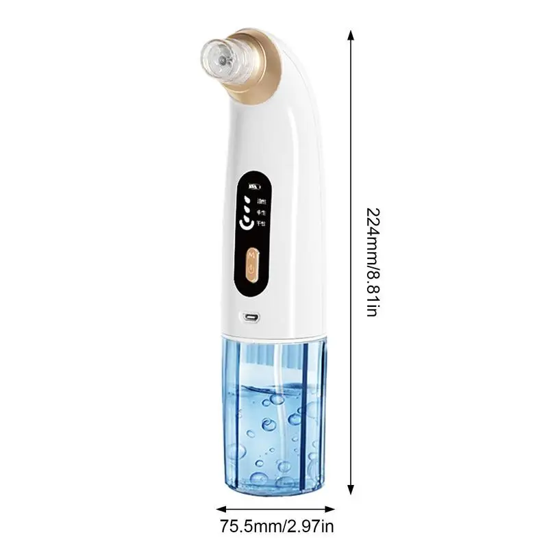 Aspirateur Électrique pour les Pores de l'Antarctique, Extracteur de Tête Noire, Outils de Soins de la Peau, SubKRd'Eau avec 6 Sondes Rechargeables 3